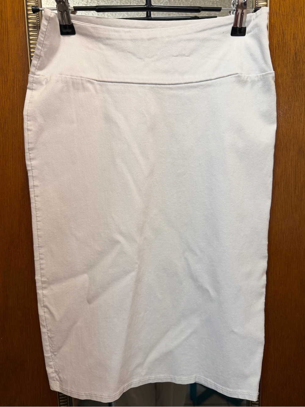 Classic White Pencil Skirt